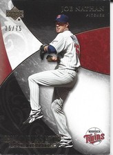 Joe Nathan 2007 Upper Deck Exquisite Collection Rookie Signatures Gold /75