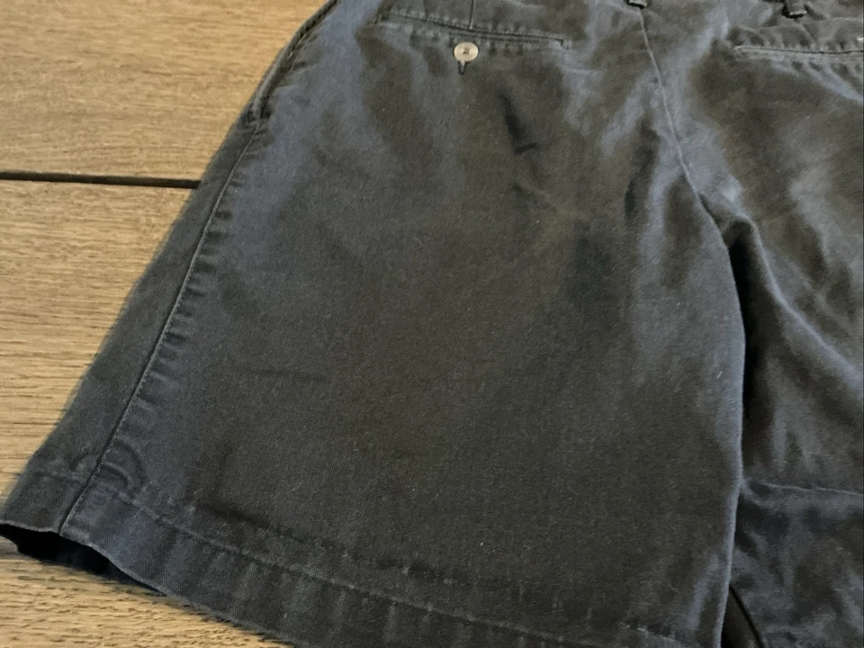 Pantalones Cortos Harris Para Hombre Talla 31 Negro Mezcla de Algodón Informales Caqui - Hechos en EE. UU. Foto 2 de 4