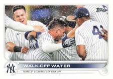 2022 Topps Walk-Off Water #119 | | New York Yankees
