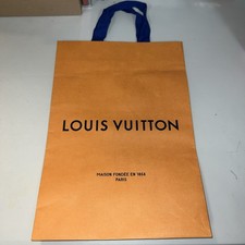 Authentic LOUIS VUITTON LV Paper Shopping Gift Bag 14" x 10" x 4"
