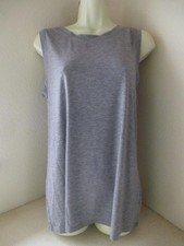 Athleta Vital Tank 2.0 Top Medium Gray Relaxed Active Stretch Basic Lightweight