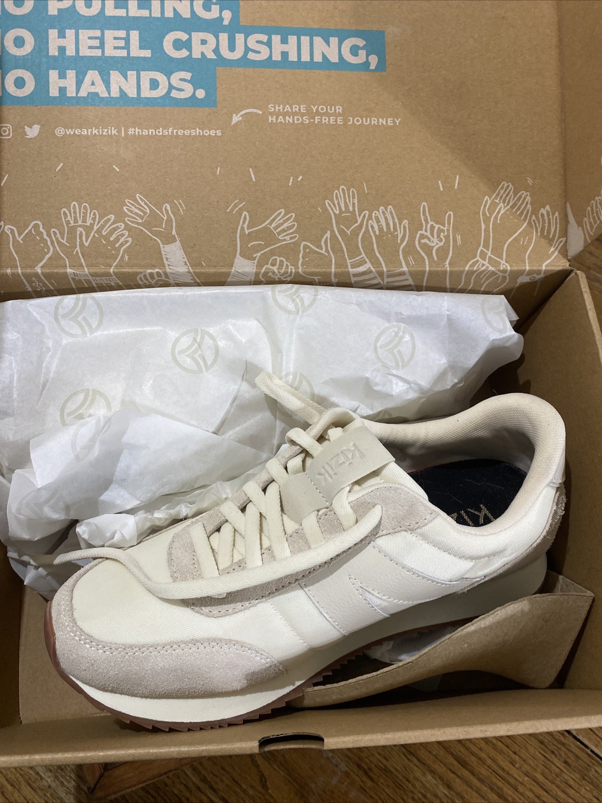 Kizik Milan Unisex Sneakers in Bone - Men’s 7.5 & Women’s 9