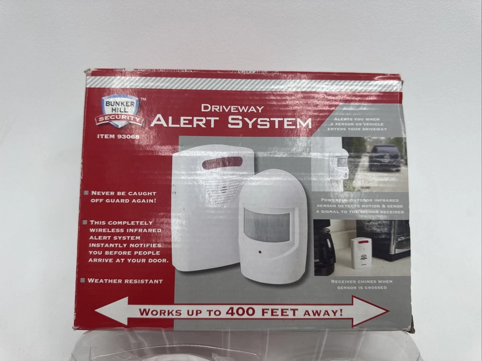 Battery Operated Wireless Driveway Alarm Alert Security System Bunker Hill 93068 - Image 3 of 4