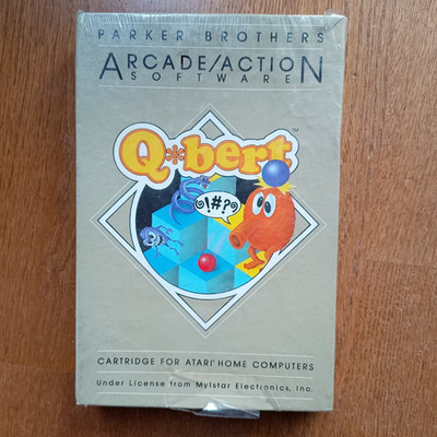 Q*bert   Atari Heimcomputer Atari 400 / 800 / XL / X   NEU & VERSIEGELT (Sealed)