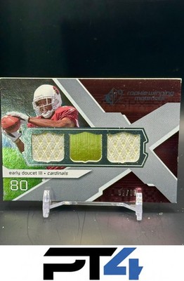 2008 SPx #RM-ED Early Doucet Rookie Materials SPx - Triple 99 #/99