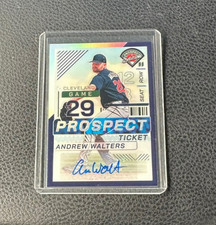 2024 Panini Prospect Edition Andrew Walters Purple Prizm Auto 076/125