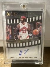 2022-23 Noir Basketball Gary Trent Jr. Freeze Frame Signatures AU, /25