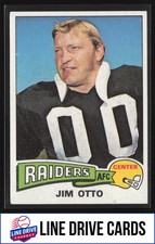 1975 Topps #497 Jim Otto Oakland Raiders VG
