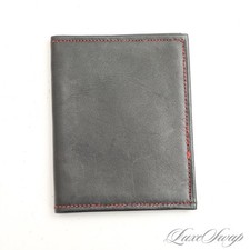 Vintage Christian Dior Black Brama Steer Leat...