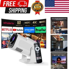 4K Smart Projector 1080p FHD Native Built-in ...