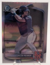 2025 Bowman Draft Jacob Reimer #BDC-188 Chrome Mets Refractor