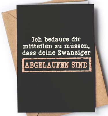 Greeting Cards 30 Geburtstag Karte Frau Mann Schwester Bruder