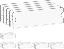 Acrylic Wall Name Plate Holder, 2X8 Inch, 30 Pack Clear Acrylic Sign Holder Fram