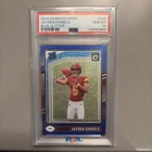 2024 Panini Donruss Optic Jayden Daniels Rated Rookie Blue Glitter #248 PSA 10