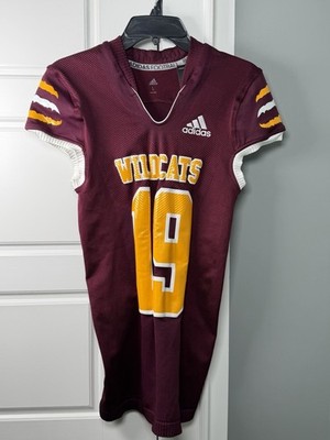 ADIDAS Prime-Knit Ribbed Hem AUTHENTIC WILDCATS FOOTBALL JERSEY SIZE L NWT