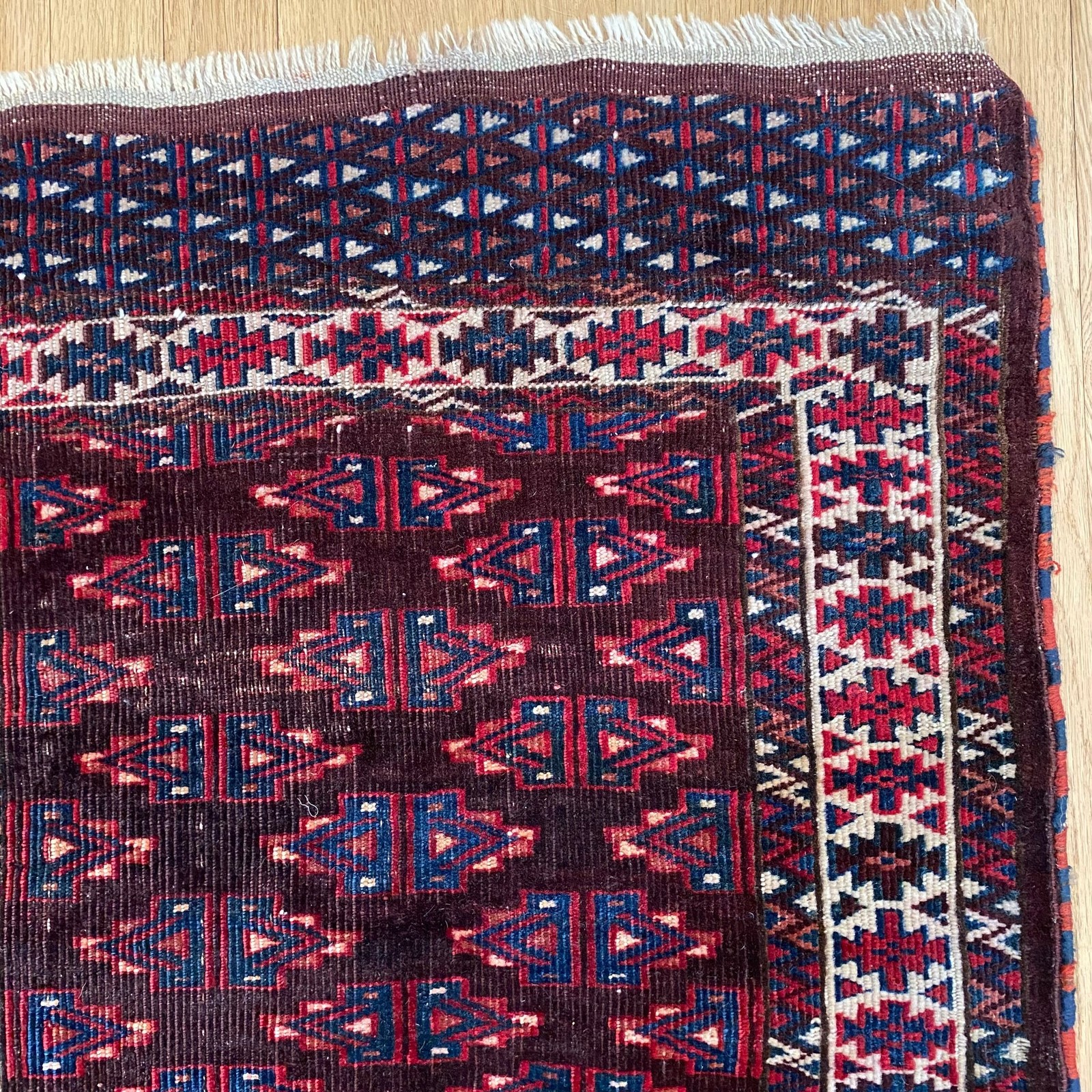 Vintage Rug 3' 11 x 5' 4 Brown Hand Knotted Tribal Oriental Rug