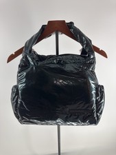 Tahari Peacock Green Iridescent Puffer Hobo B...