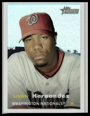 2006 Topps Heritage #417 Livan Hernandez Refractor /557