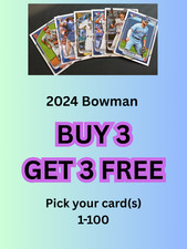 2024 Bowman Base 1-100 Pick / Choose your Card - Fill your set, Create A Lot