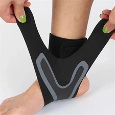 Ankle Brace Support Compression Sleeve Pain Relief Plantar Fasciitis Foot Wrap 