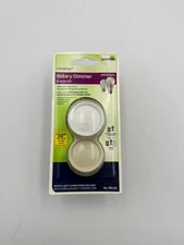 LEVITON RDL06-TW Rotary Dimmer Push On/Off for Dimmable Bulbs White/Light Almond