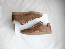 Maison Margiela GAT Sneakers Brown Men 10 43 Suede Leather Low Top Gum