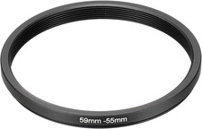 Step down Ring Adapter 59Mm to 55Mm, Filter Step-Down Rings Camera Lens Filters