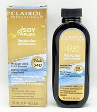 Clairol SOY4PLEX Liquicolor Permanente 7AA/34D Med. Ultra Cool Blonde 2 fl. oz.