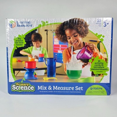 Learning Resources Primary Science Mix & Measure Set 22-Pc LER2783 New/Sea