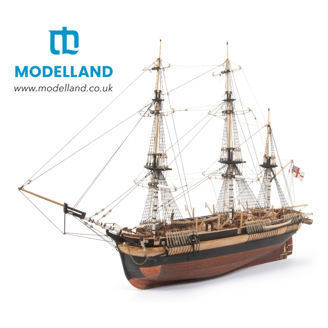 OcCre 12009 HMS Erebus 1:75 Wooden Model Ship Kit – Franklin Arctic Expedition