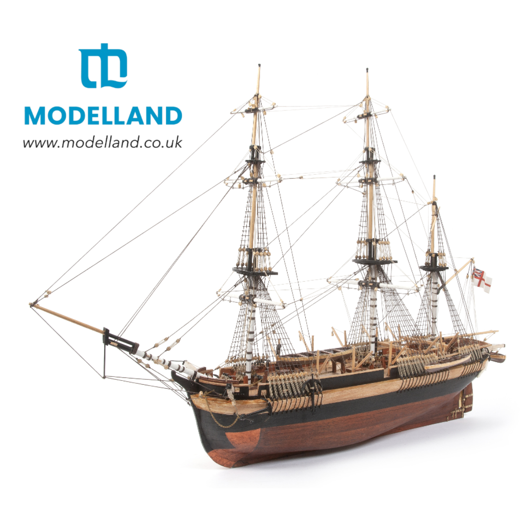 OcCre 12009 HMS Erebus 1:75 Wooden Model Ship Kit – Franklin Arctic Expedition