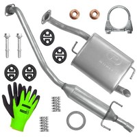 SchalldäMpferset Auspuff FüR Toyota Corolla 9 IX E12 FließHeck 1.4|1.6 2001-2007