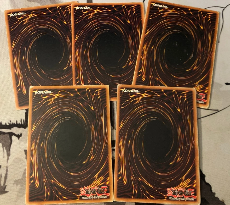 Yugioh: Exodia The Forbidden One - Full 5 Card Set - LOB - Ultra Rare - Played - Image 2 of 2