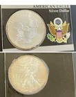 1996 $1 American Silver Eagle 1oz .999 Fine Silver Dollar Toned