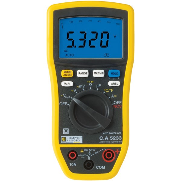 Chauvin Arnoux P01.1967.33 C.A 5233 TRMS Digital Multimeter 6000 Counts