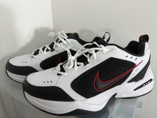 Nike Air Monarch IV White Black Varsity Red 415445 -101 Size 12