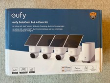 eufy SoloCam E42 4-Cam Kit, 4K, Solar WiFi w/HomeBase 3