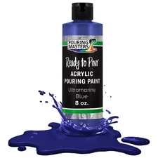 Pouring Masters Ultramarine Blue 8ozBottle Water-Based Acrylic Pouring Paint