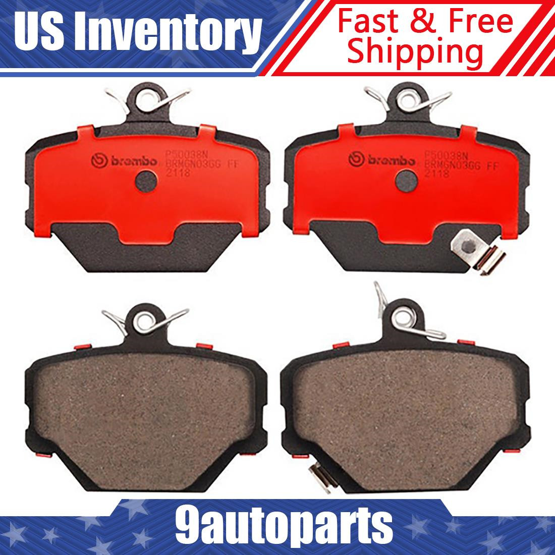 Brembo Front Ceramic Brake Pad Set For Smart Fortwo Pure Brabus Passion Cabrio