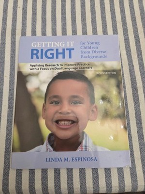 Getting It RIGHT for Young Children from Diverse Backgrounds-BRAND NEW/FAST SHIP