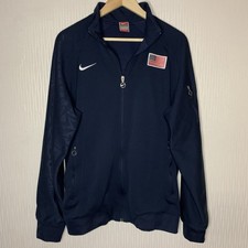 Vintage Nike USA Basketball Dream Team Style Warm-Up Jacket Navy Mens M