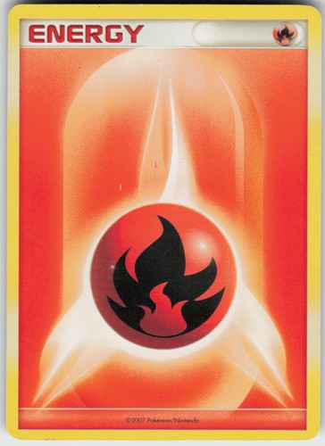 Fire Energy (2007 Unnumbered D/P Style Non-Holo) Pokemon HP