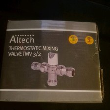 ALTECH 15MM TMV 3/2 THERMOSTATIC MIXING VALVE 2 IN 1 ADJ TEMP RANGE 30°-50°