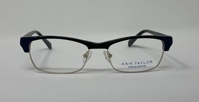 Ann Taylor AT213 C01 Black/Blue Eyeglasses, Special Edition. Size 54-17-133