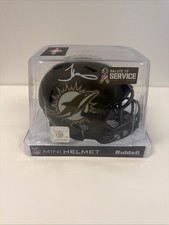 Tyreek Hill Signed Mini Helmet Beckett COA Miami Dolphins Salute To service