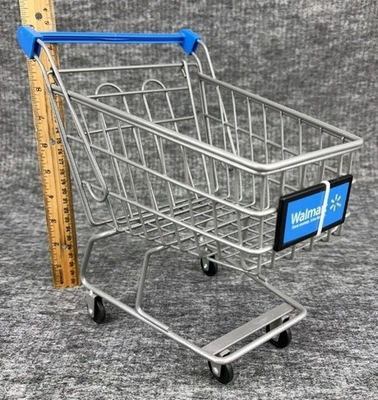 #ad #ad Mini Metal Walmart Shopping Cart Buggy Doll sized 10” No Additional Accessories $12.50