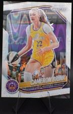 2025 Panini Prizm WNBA Cameron Brink White Seismic #87 & BASE CARD-LA Sparks