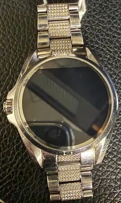 Michael Kors MKT5000 UNISEX 45mm Chronograph Smart Watch no charger