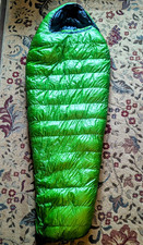Mountaineering Versalite 5'6" Sleeping Bag 10°F ExtremeLite Series Left Zip 