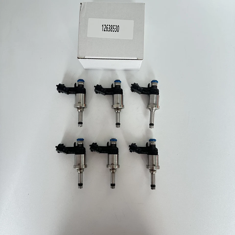 6 x Fuel Injectors For 2010-2011 Chevrolet Camaro 3.6L V6 #12638530 Foto 3 de 4